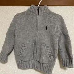 ポロ・ラルフ・ローレン グレー カーディガン