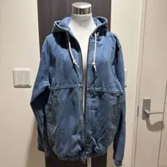 stussy フード付きデニムジャケット しっかりした生地でかわいいです。のサムネイル