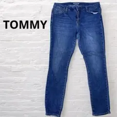 TOMMY HILFIGER スキニーデニム ダークブルー