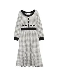 ツイードニットマーメイドワンピース JILL by JILL STUART