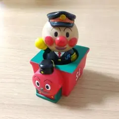 アンパンマン　指人形　ゆび人形　ソフビ　非売品　JR四国　SLマン