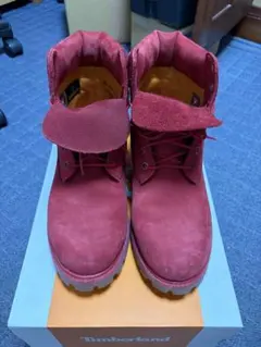 極美品Timberland 6-Inch Premium Boots Red 赤のサムネイル