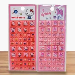 キティ ハローキティ　マイメロ　サンリオ　タイルシール　正規品　2枚セット