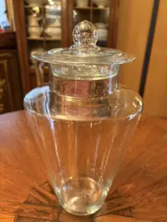 昭和レトロヴィンテージ ガラス デシケーター 防湿器保存容器 特大