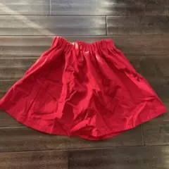 グローバルワークキッズ赤スカート XL