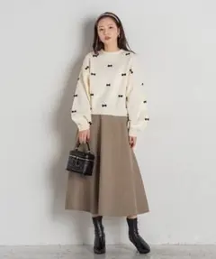 クイーンズコート　リボンニットのサムネイル