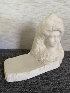 大理石女性裸婦像高さ65.5㎝/17.4㌔東Y7-1020☆1F