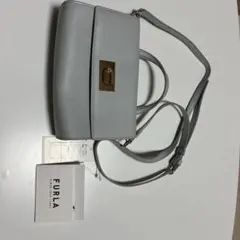 FURLA グレー ショルダーバッグ