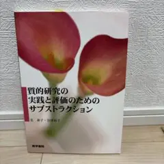質的研究の実践と評価のためのサブストラクション