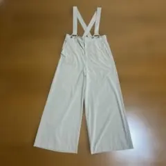 JOURNAL STANDARDベージュ サスペンダー付きワイドパンツ