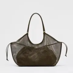 ZARAメッシュショッパートートバッグ巾着付き