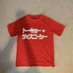 東京ディズニーシー　グッズ　Tシャツ　赤