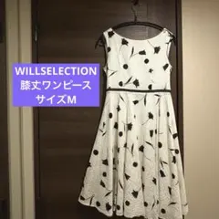 WILLSELECTION 膝丈ワンピース サイズM お呼ばれ