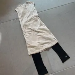 お値下げ。x-girl ノースリーブワンピースとレギンスセット