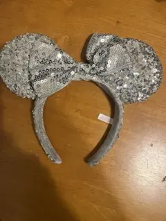 ミッキー耳カチューシャ シルバー