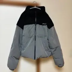 【shein】DAZY カラーブロックジップアップパデッド レディース ダウンのサムネイル