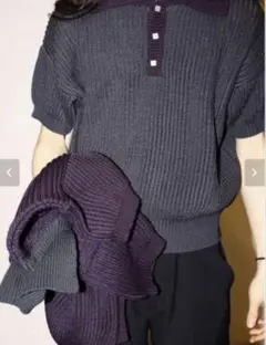 Omar Afridi 22ss ニットポロのサムネイル