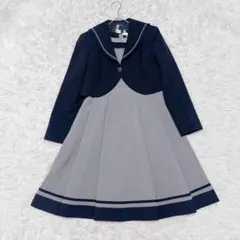 美品 ショパン フォーマルワンピース ボレロ セットアップ 卒業式 卒服