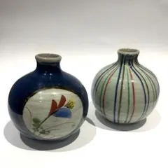 상태좋음 花瓶 2品 花器 一輪挿し