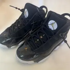 NIKE Jordan 18cm ブラック/ゴールド