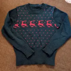 子供用トナカイ柄セーター