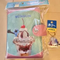 パペットスンスンシール帳シールバインダーぷっくりったいプチボールチェーン