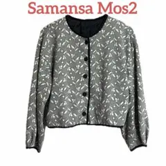 Samansa Mos2 花柄カットジャカードジャケットのサムネイル