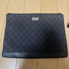 GUCCI 正規品 GG柄 セカンドバッグ クラッチバッグ ブラック グッチ