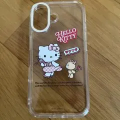 ハローキティ iPhone16ケース クリア