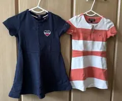 トミーヒルフィガ　ワンピース　2点セット　80cm