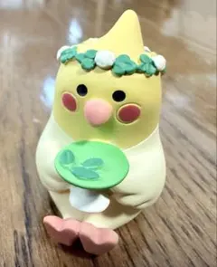 concombre オカメインコ 花冠 置物 フィギュア