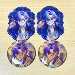 にじさんじ ウィンターデート 2025 缶バッジ クリアステッカー ミラン