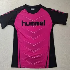 hummel JASPO Mサイズ ピンク/ブラック Tシャツ