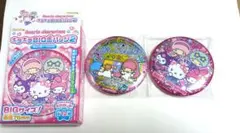 サンリオ　キラキラBIG缶バッジ2