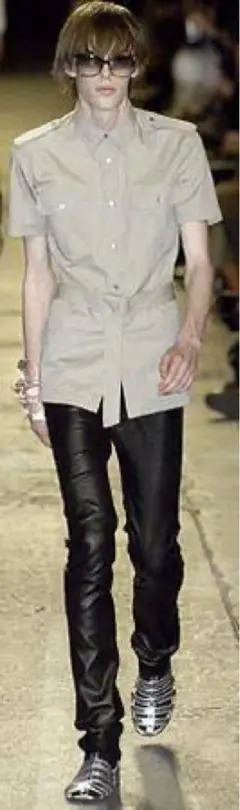 d*7様 レア Dior homme 2007SS キャミソール タンクトップ ディオールオム Dior HOMME BEE刺繍 ノースリーブ カットソー