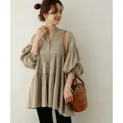 アーバンリサーチ ドアーズ コットンボイルティアードチュニック