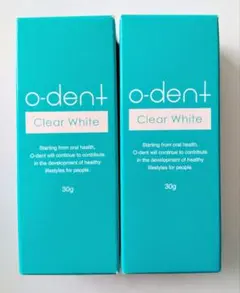 新品 o-dent Clear White 30g オーデント クリアホワイト