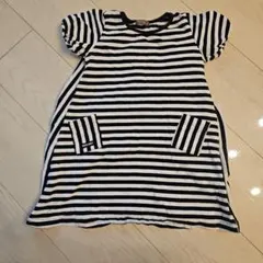nico hrat キッズ ワンピース ボーダー 100cm