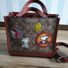 コーチ✖️スヌーピートート＆財布セット コーチ✖️スヌーピートート＆財布セット - メルカリ