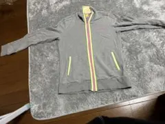 adidas ジャージ レディース L グレー ピンク