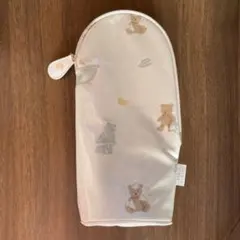 【新品】ジェラートピケ バスタイムベア柄　哺乳瓶ポーチ　ペットボトル　保冷バック