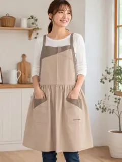 pierre cardin エプロン ベージュのサムネイル