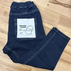 ブランシェス　ガーデナーテーパードデニムパンツ　110 ネイビー