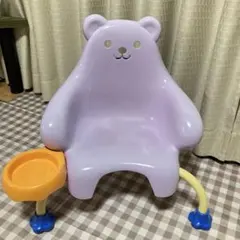 people ピープル 1歳が集中! テディチェア ライラックカラー