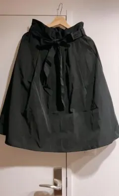 ZARA BASIC ブラック フレアスカート フレアスカート