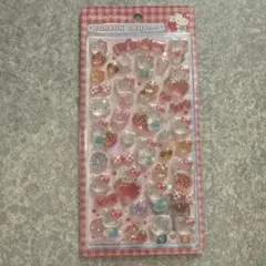 【正規品】 サンリオ ボンボンドロップシール 第2弾 キティ　赤