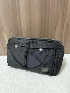 PORTER タンカー 資生堂 コラボ 化粧ポーチ 限定品 未使用】PORTER 資生堂メン コラボ ポーチ 限定 ブラック タンカー 黒