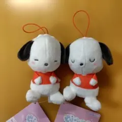 サンリオキャラクターズ　むにゃすやマスコット ポチャッコ２個