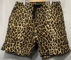 WACKO MARIA レオパード ショートパンツ ベロア L ヒョウ柄 ハーフ