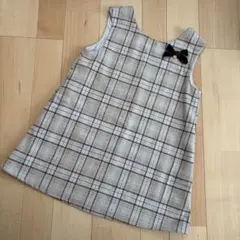 BEBE SLAP SLIPチェック柄ノースリーブワンピース サイズ110cm